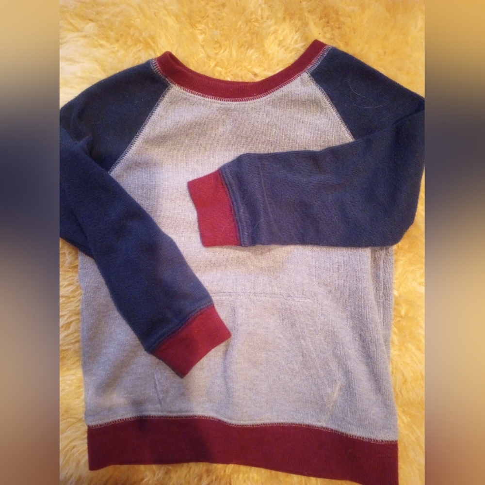 SOFT skinny rib lightweight sweatshirt